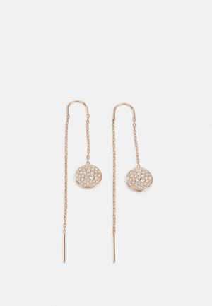 Swarovski METEORA CHAIN - Earrings - rose gold-coloured