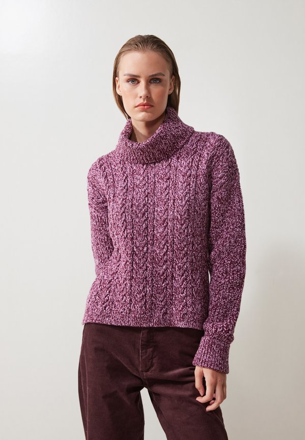 Strickpullover - purple