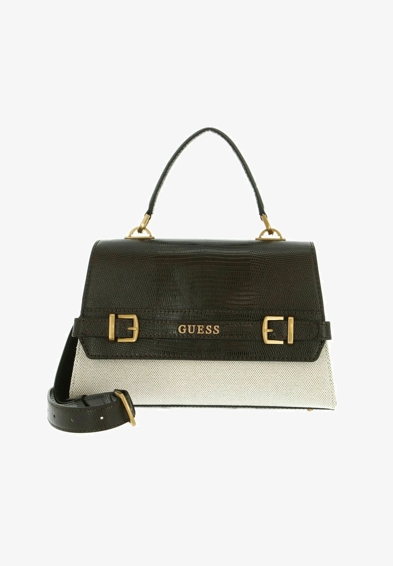 Guess SESTRI HANDLE FLAP - Rankinė - mehrfarbig braun