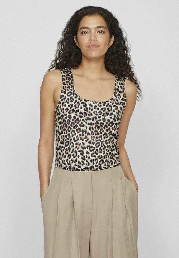 LEOPRINT - Top - caramel café