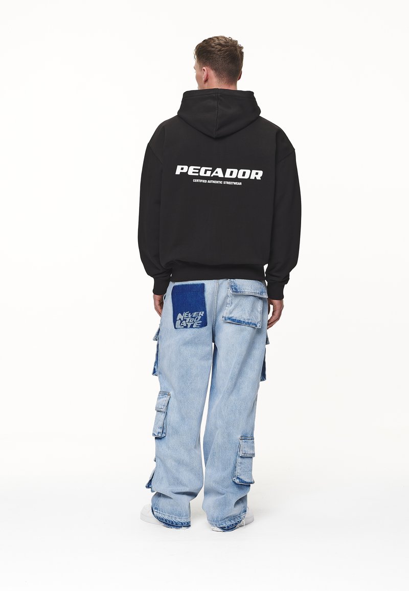 Pegador COLNE LOGO JACKET - Cipzáras pulóver - black