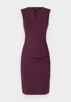 Anna Field SLEEVELESS HIGH V NECKLINE DRESS - Etuikjole - bordeaux
