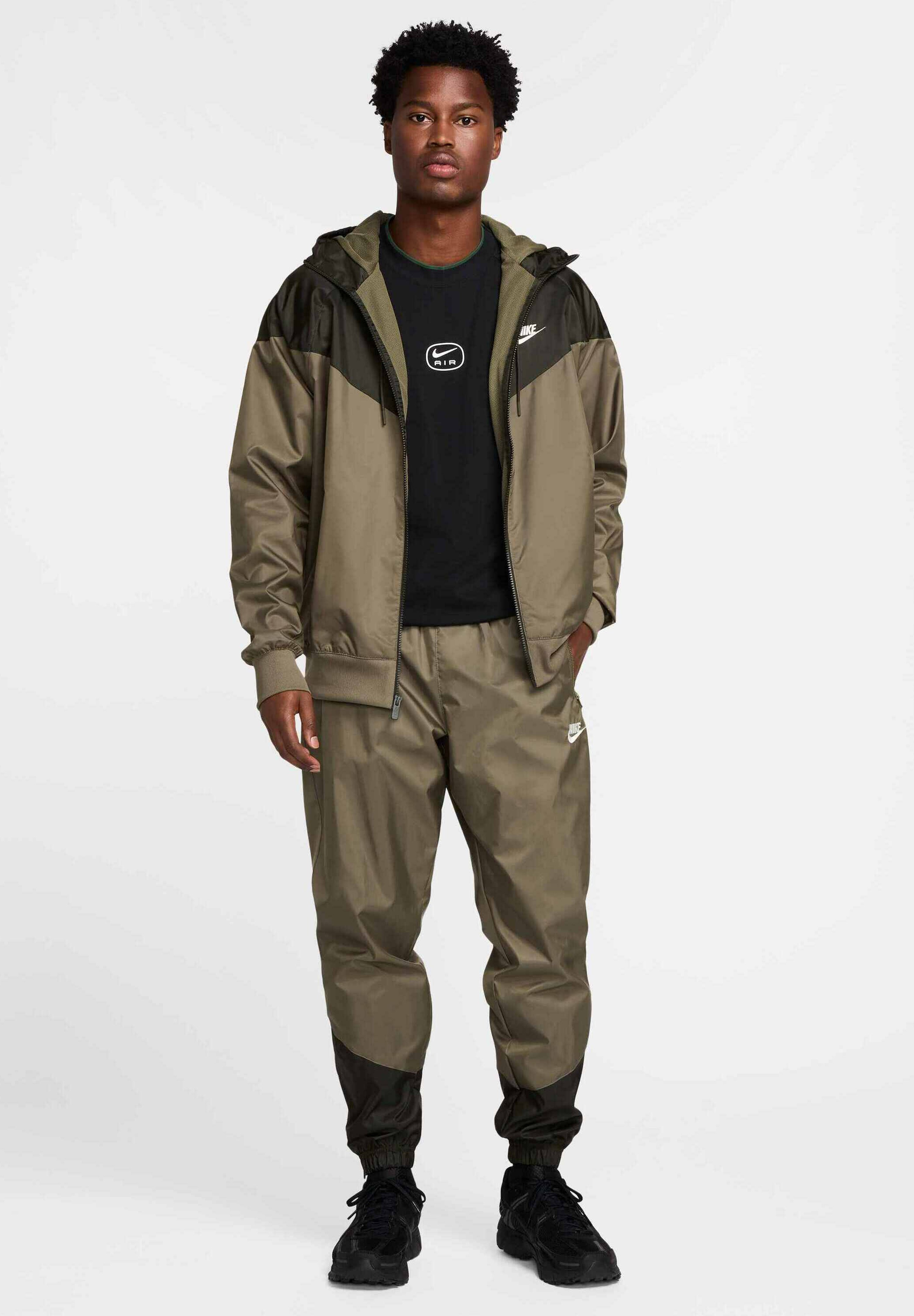 olive green nike tracksuit