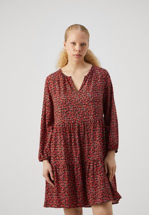 GAP ZEN MINI TIER DRESS - Denné šaty - red