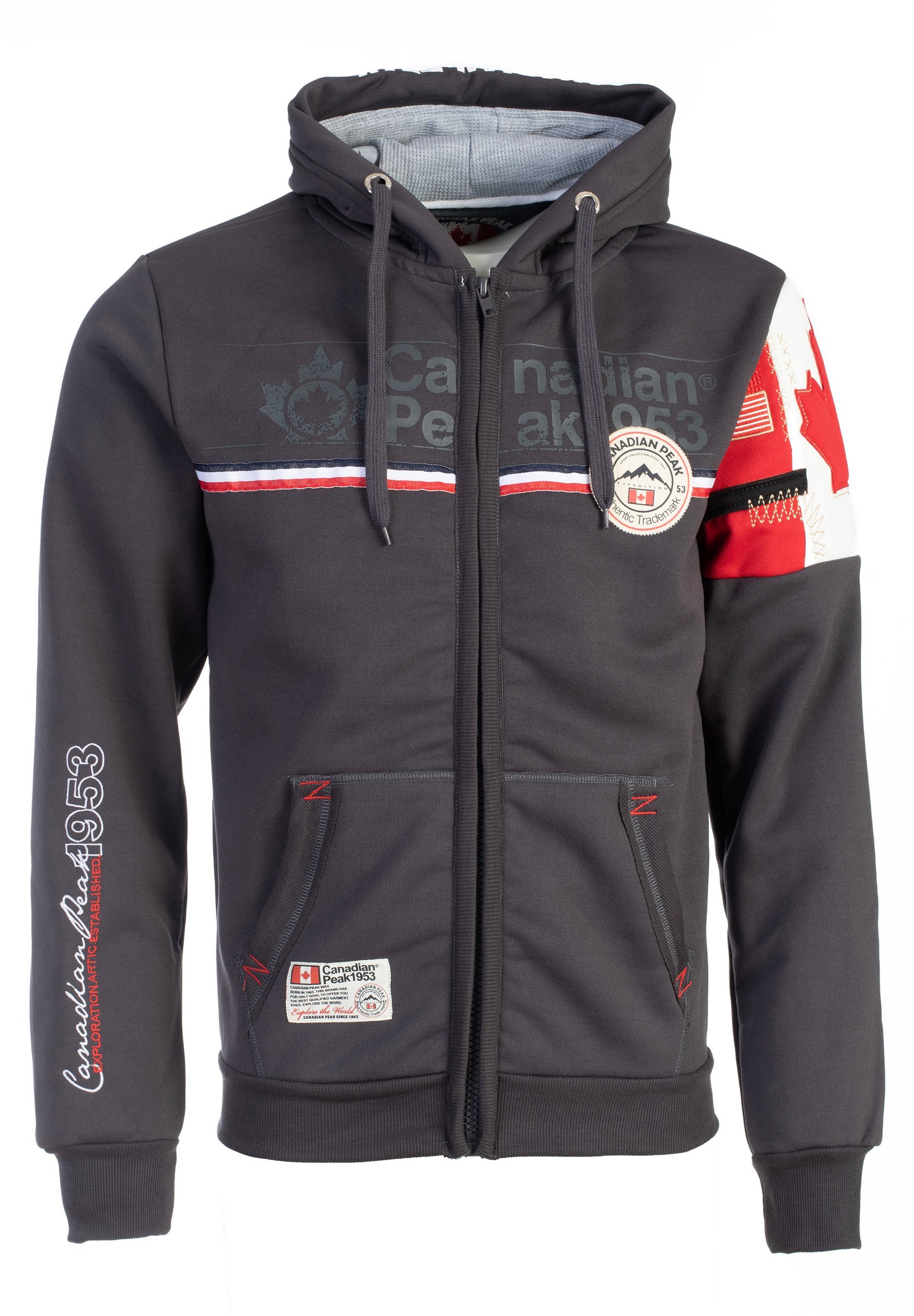 Peak FAPONEAK - Sudadera con cremallera - dgrey/gris oscuro Zalando.es