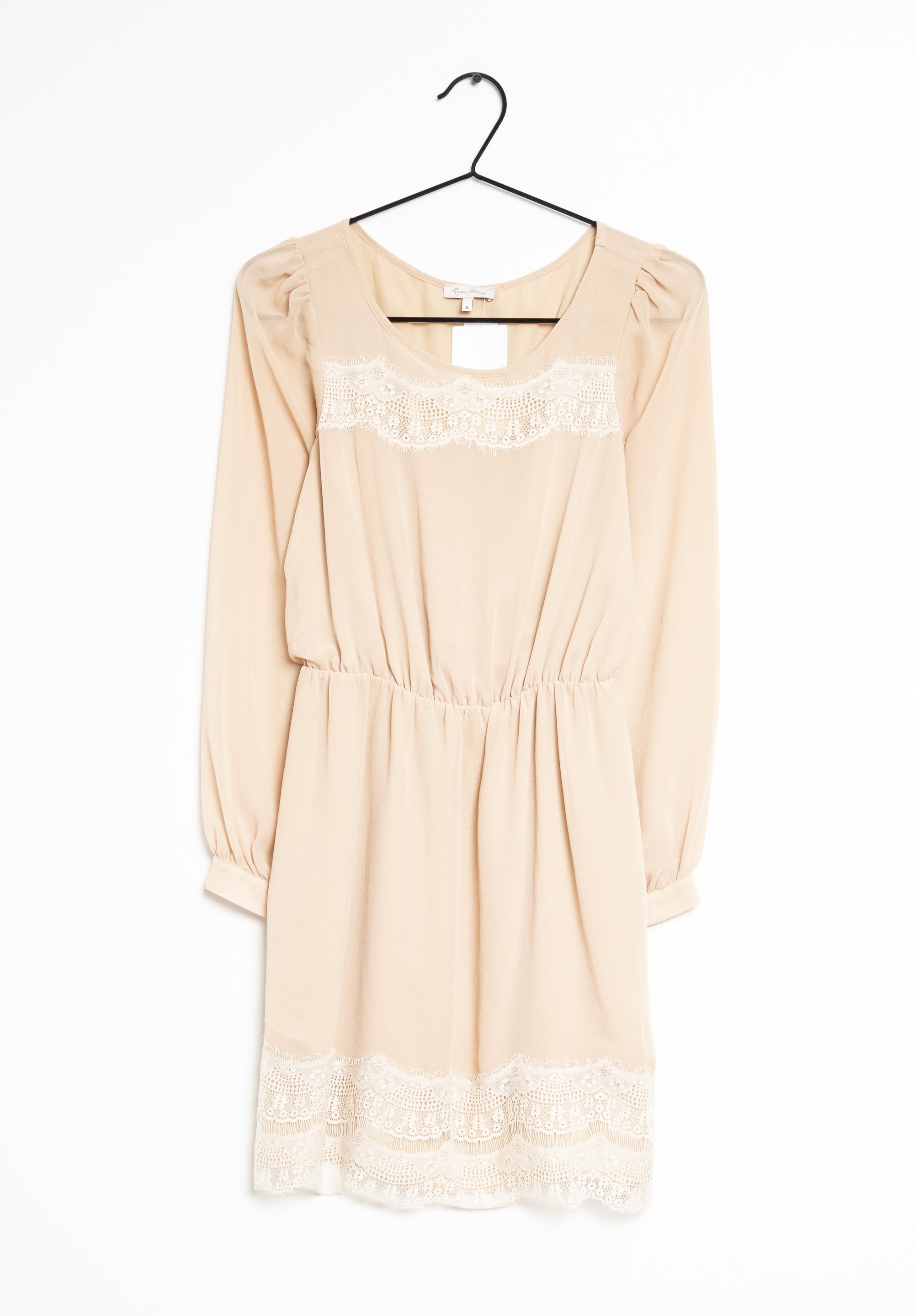river island beige dress Beige Short Sleeve Drape Side Midi Dress
