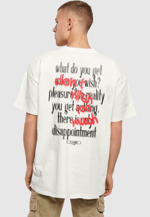 DON'T WISH TEE - Print T-shirt - beige