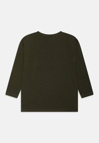 Lindex ESSENTIAL SOLID 2 PACK - Topper langermet - dark khaki green