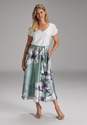 MIDI - Vapaa-ajan mekko - light green   multi