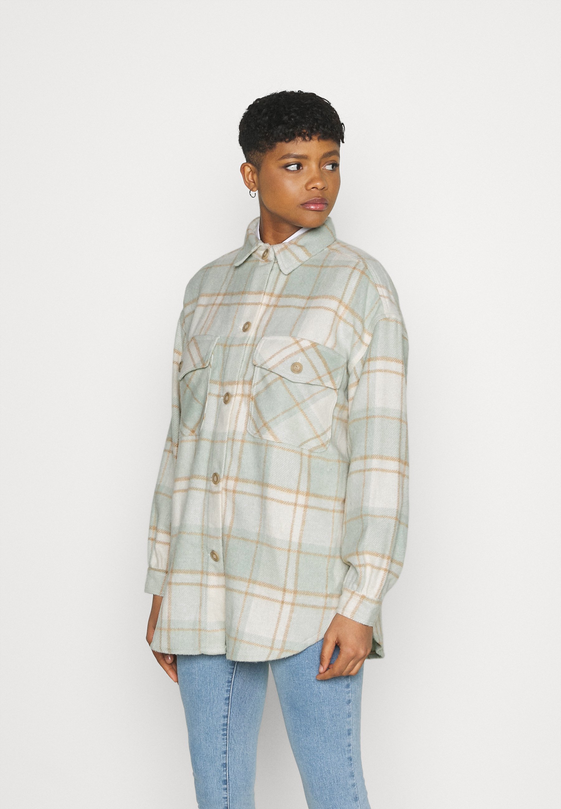 SHACKET - Short coat - blue - Zalando.ie