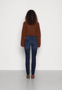 Marc O'Polo DENIM ALVA - Calças de ganga justas - dark blue/black