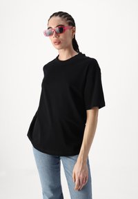 Gina Tricot BASIC OVERSIZED TEE - Základné tričko - black