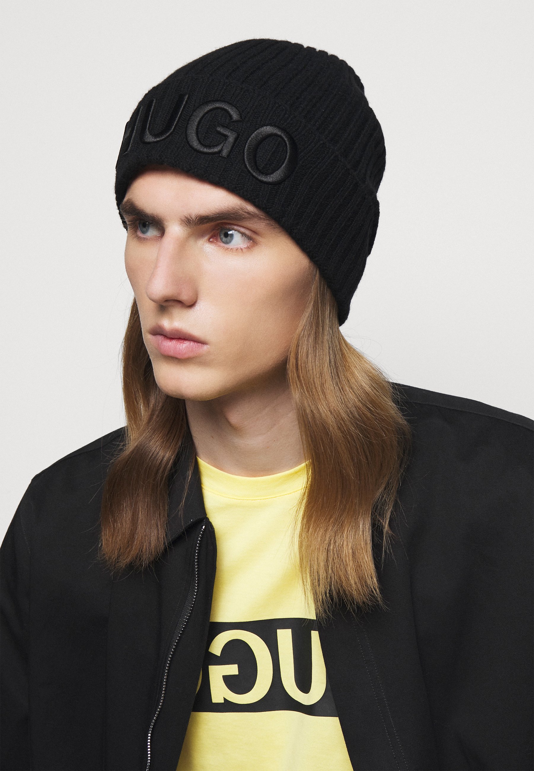 black polo beanie