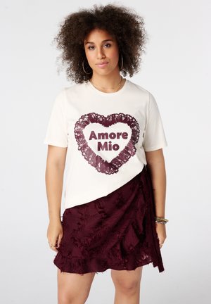 MS Mode, T-SHIRT - T-shirt print - cream