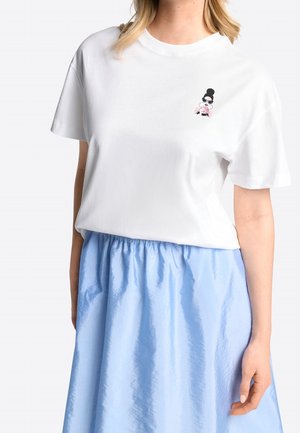 T-shirt med print - pink