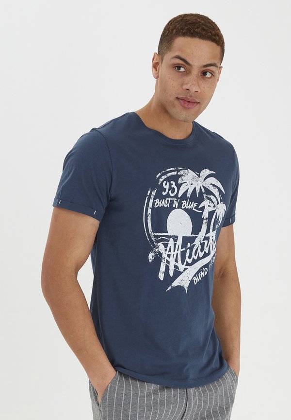 BHPERRY - Print T-shirt - ensign blu