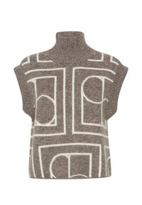 SLHEDAYA - Top - coffee quartz monogram