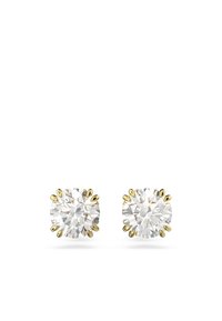 STILLA STUD EARRINGS ROUND CUT - Naušnice - white