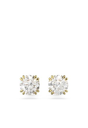 Swarovski STILLA STUD EARRINGS ROUND CUT - Fülbevalók - white