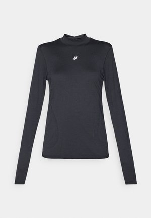 ASICS ROAD WINTER SEAMLESS TOP - Langarmshirt - performance black