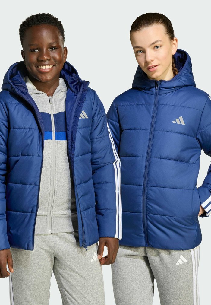 adidas JUNIOR UNISEX - Chaqueta de invierno - dark blue white