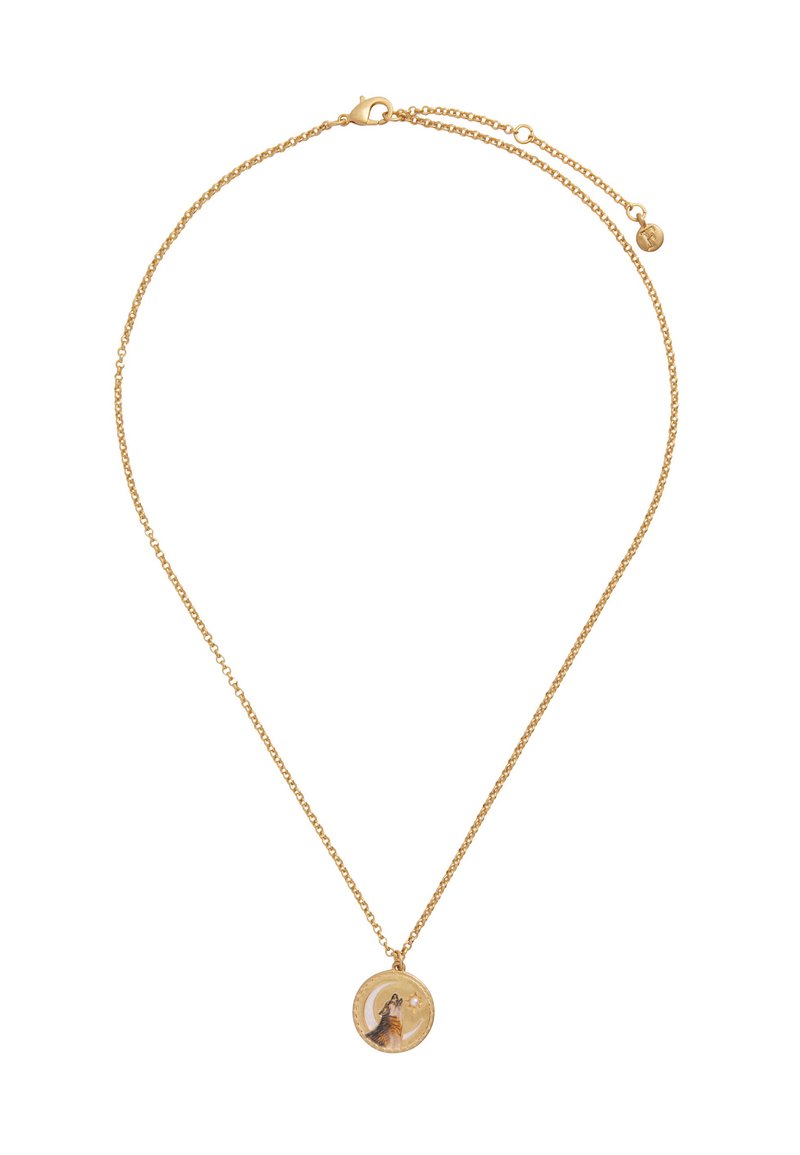 FABLE ENGLAND WOLF SPIRIT - Necklace - gold-coloured - Zalando