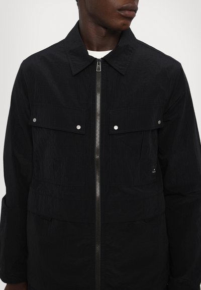 PS Paul Smith UNLINED OVER SHIRT JACKET - Summer jacket - black