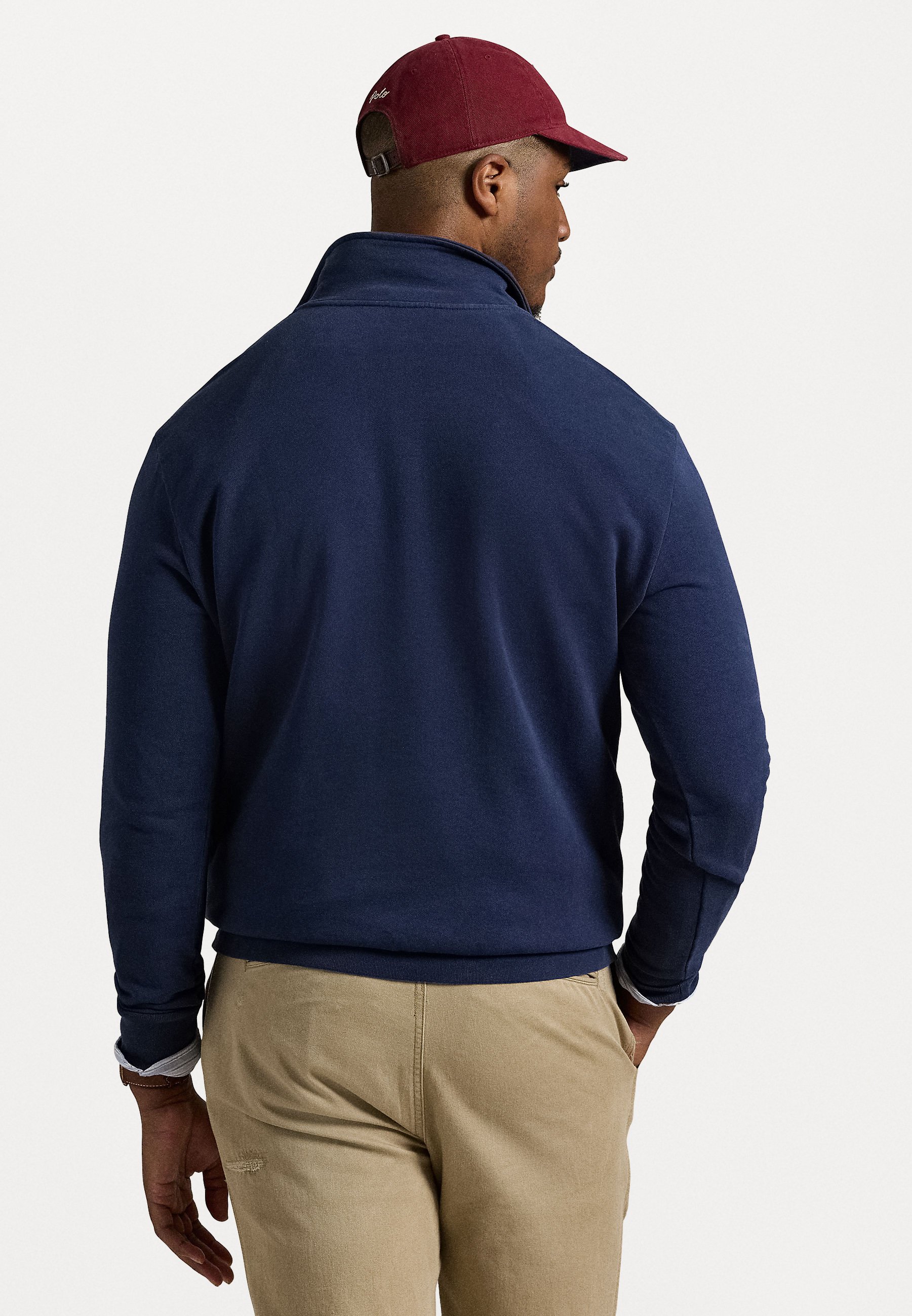 Polo Ralph Lauren Big & Tall LOOPBACK FLEECE COLLARED SWEATSHIRT