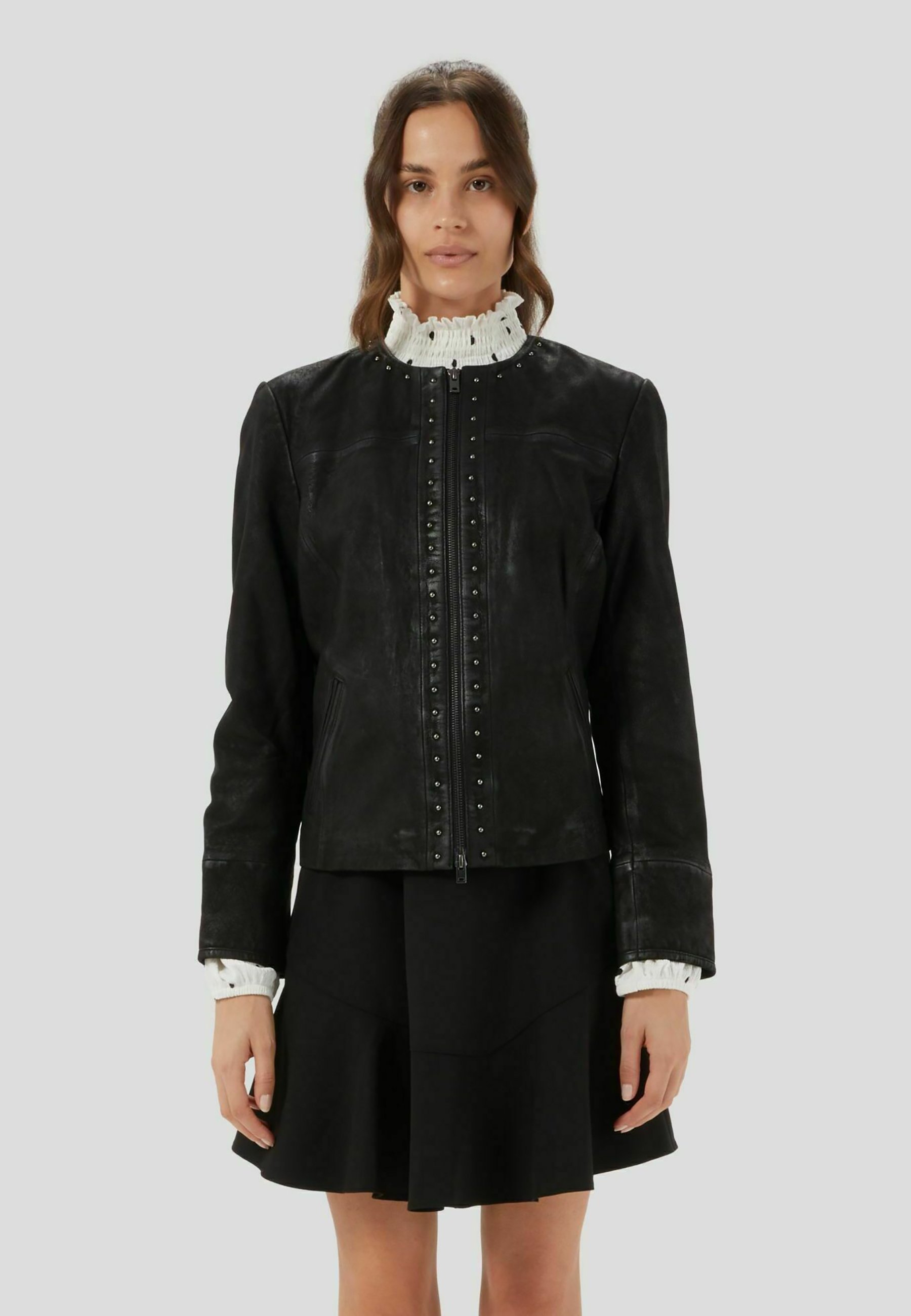 Conbipel Giacca di pelle - nero - Zalando.it