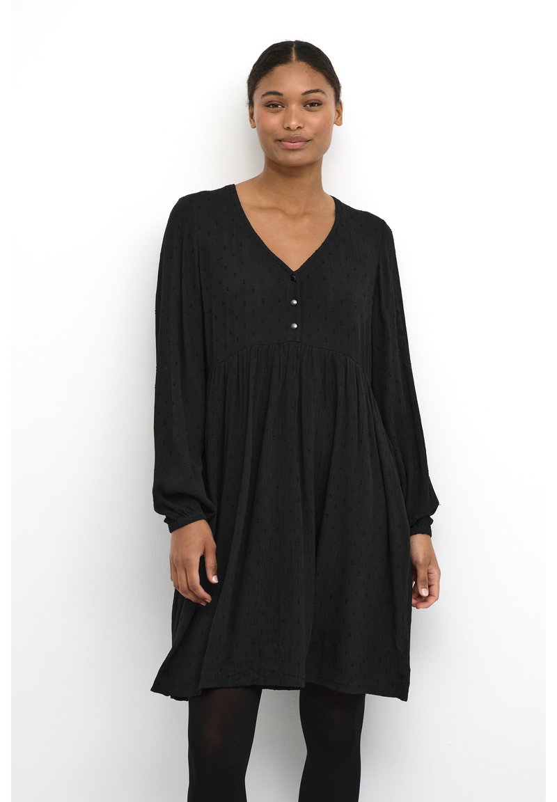 Kaffe Kirsten Dress in Black Deep