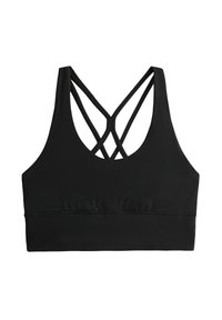 MEDIUM-SUPPORT COMFORTLUX WITH CUPS - Reggiseno sportivo con sostegno medio - black