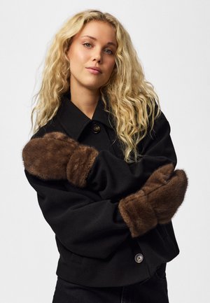 Pieces, PCJUTLANDIA - Moufles - brown