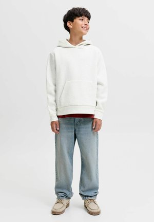 Jack & Jones Junior, HOODIE HOODIE JUNIOR - Sweat à capuche - white melange