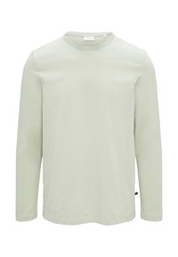 AUS BAUMWOLLJERSEY - Long sleeved top - beige