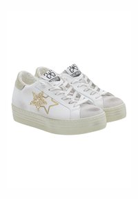 2Star HS CON DETTAGLI GLITTER - Sneakers basse - white