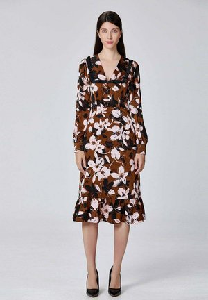 Robe chemise - café