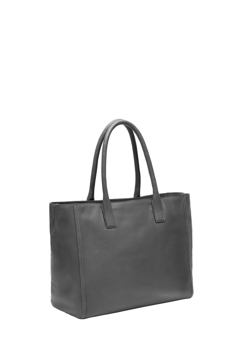 Leather Tote Shopper Bag Grau Liebeskind Berlin GERÄUMIGER SHOPPER