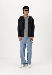 GAP HERITAGE LOGO - Felpa con zip - light grey