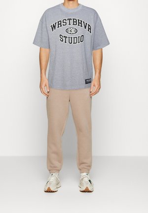 WRSTBHVR, T-shirt imprimé - mottled grey