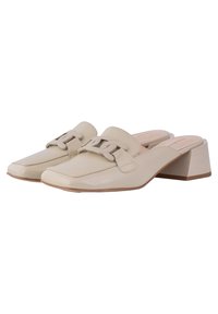 Cesare Gaspari Mules à talons - beige