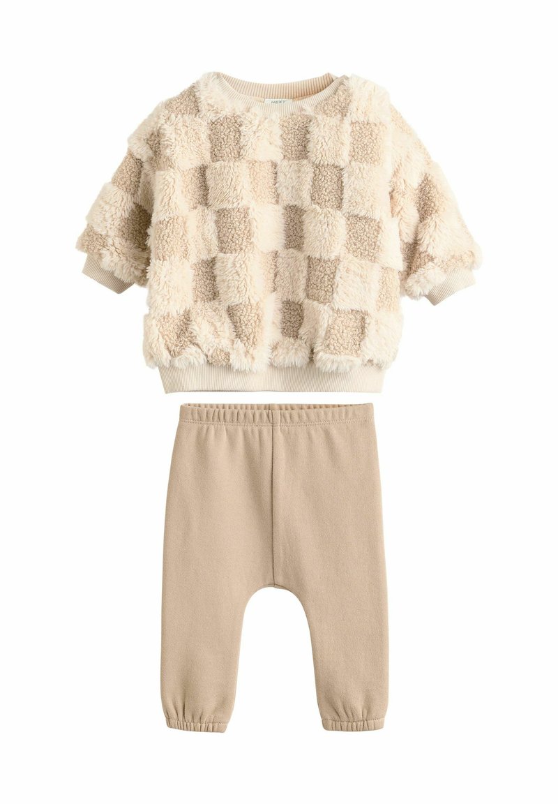Next SET REGULAR FIT - Träningsset - neutral check