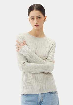 WHISPER  - Pullover - wk lurex silver-coloured