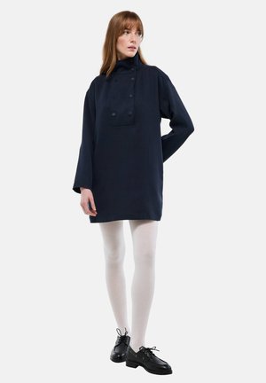 COURTE COL MONTANT UNIE - Robe de jour - marine