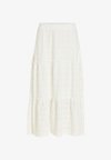 VIAMALINA HW MIDI SKIRT/VOL/PB - Φούστα σε γραμμή Α - snow white