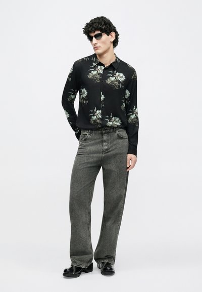 The Kooples CHEMISE - Ing - black/green/white