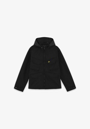 Lyle & Scott, LYLE & SCOTT MID JACKETS SOFTSHELL FIELD JACKET - Outdoorjas - z jet black
