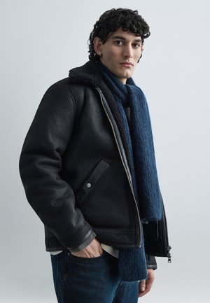 ATKINSON - Leren jas - dusky port