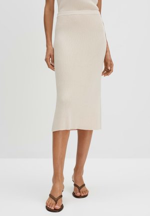 SLIM FIT - Pencil skirt - natural glaze