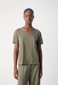 Esprit TEE - Camiseta básica - dark khaki