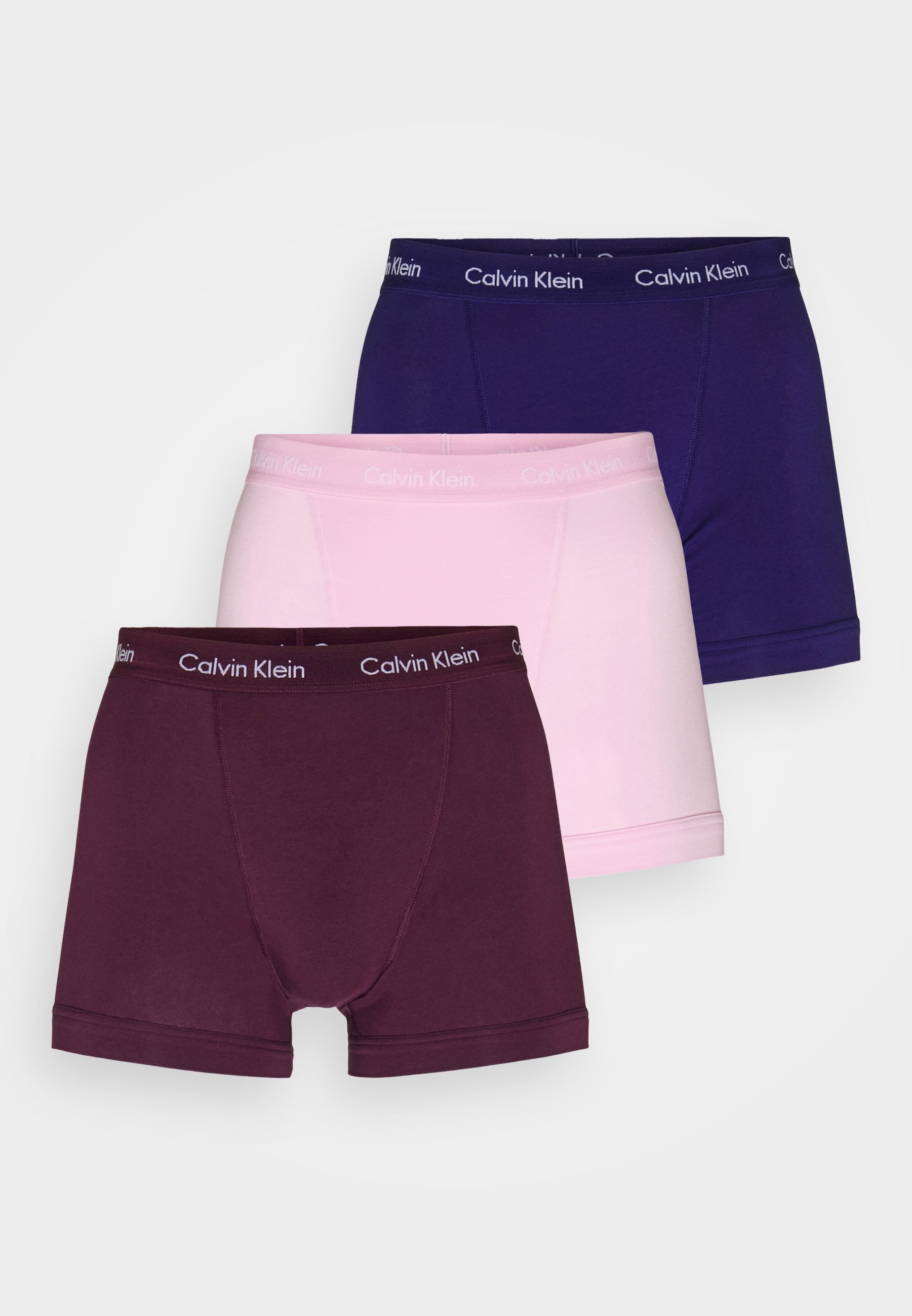 Calvin Klein Underwear TRUNK 3 PACK - Pants - grape glim/pale orchid/purple  fuss/purple 